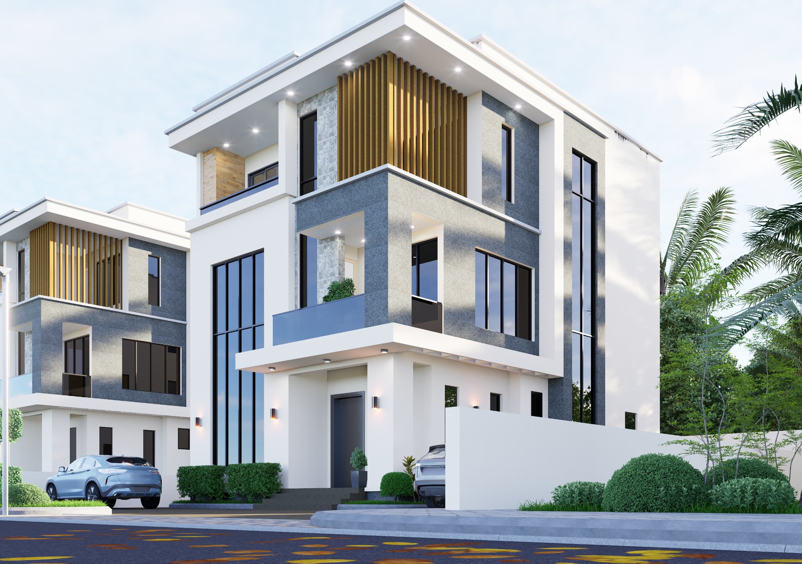 Saturn Estate street elevation