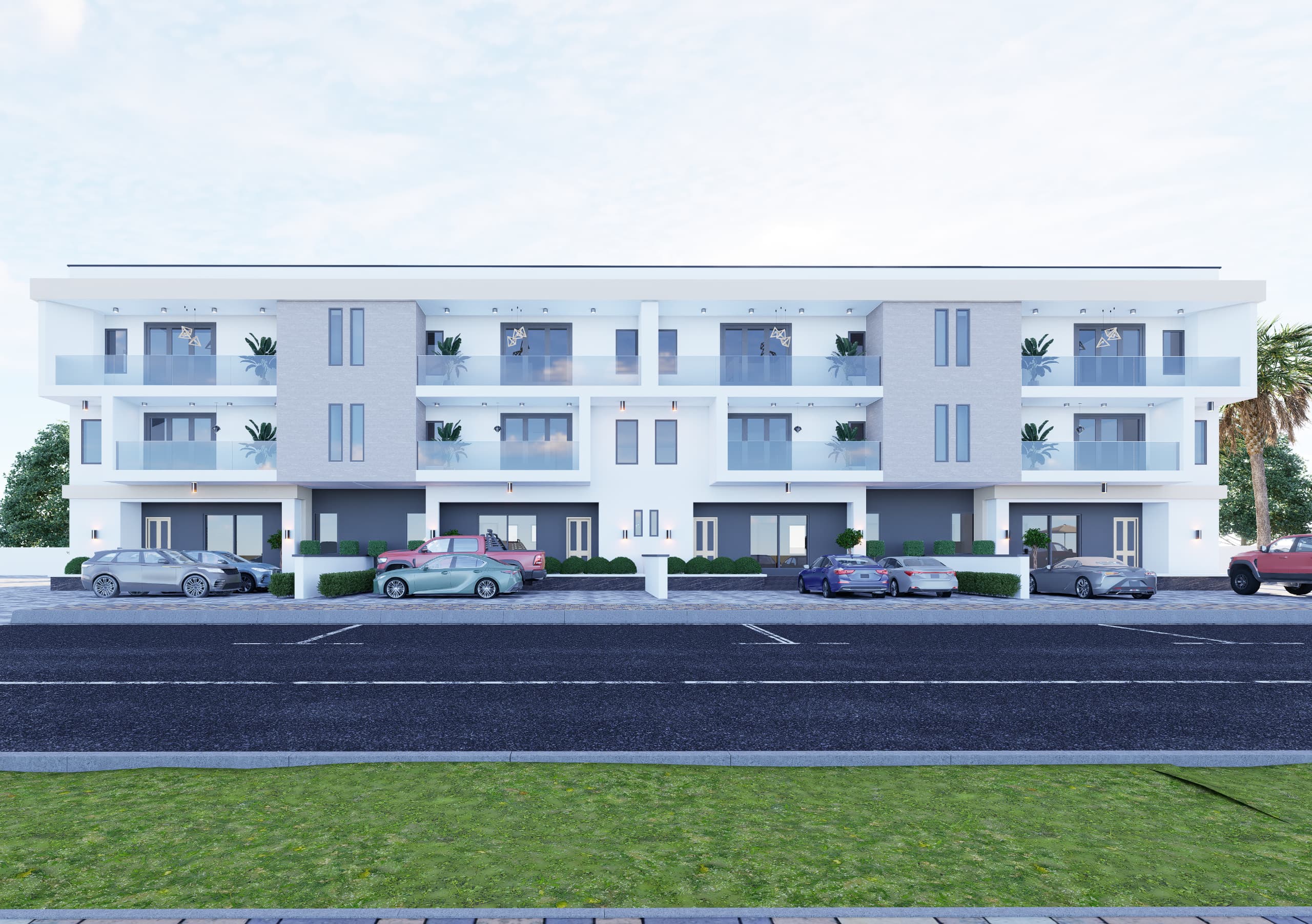 Saturn Estate apartment frontage