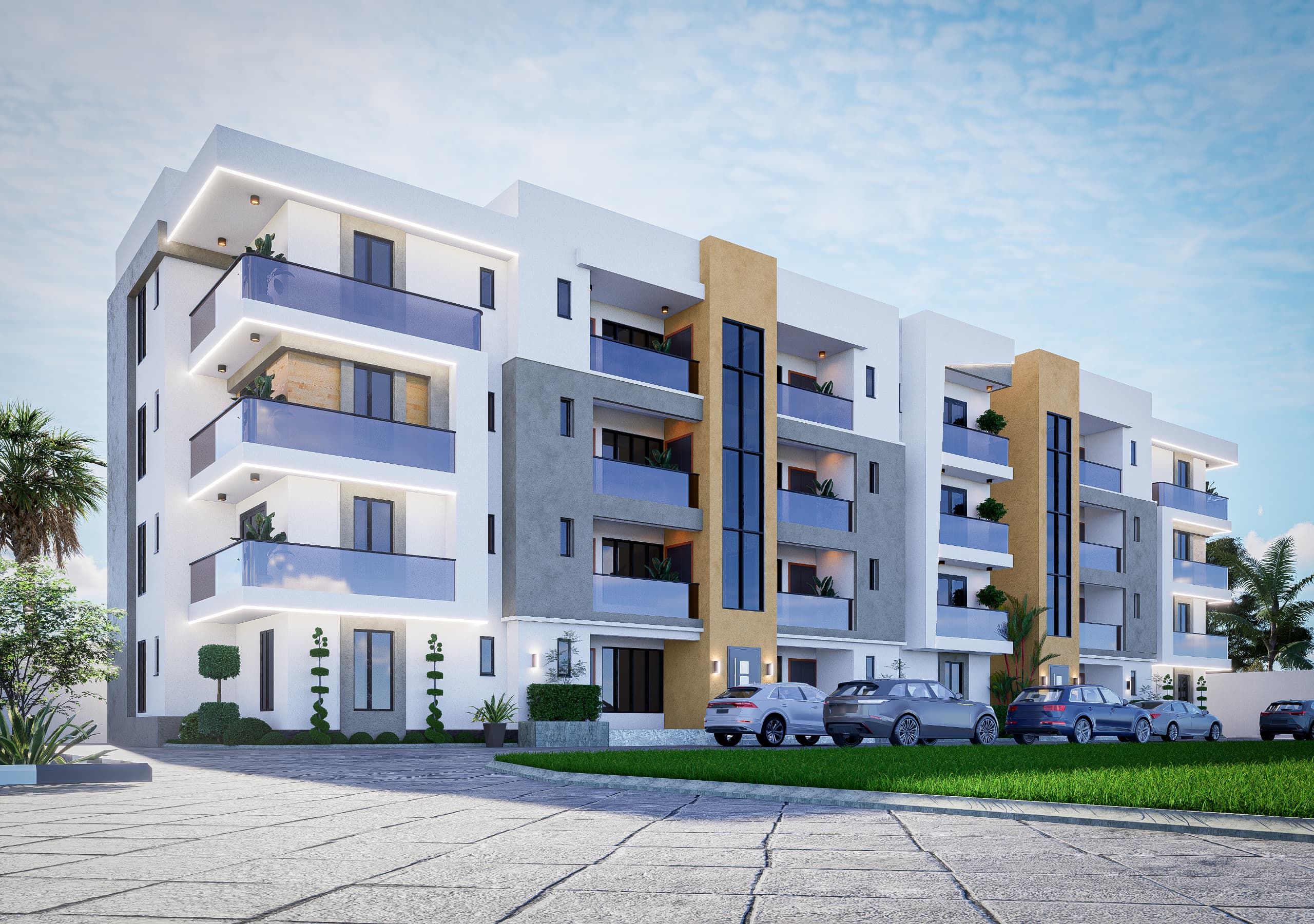 Saturn Estate apartment elevation